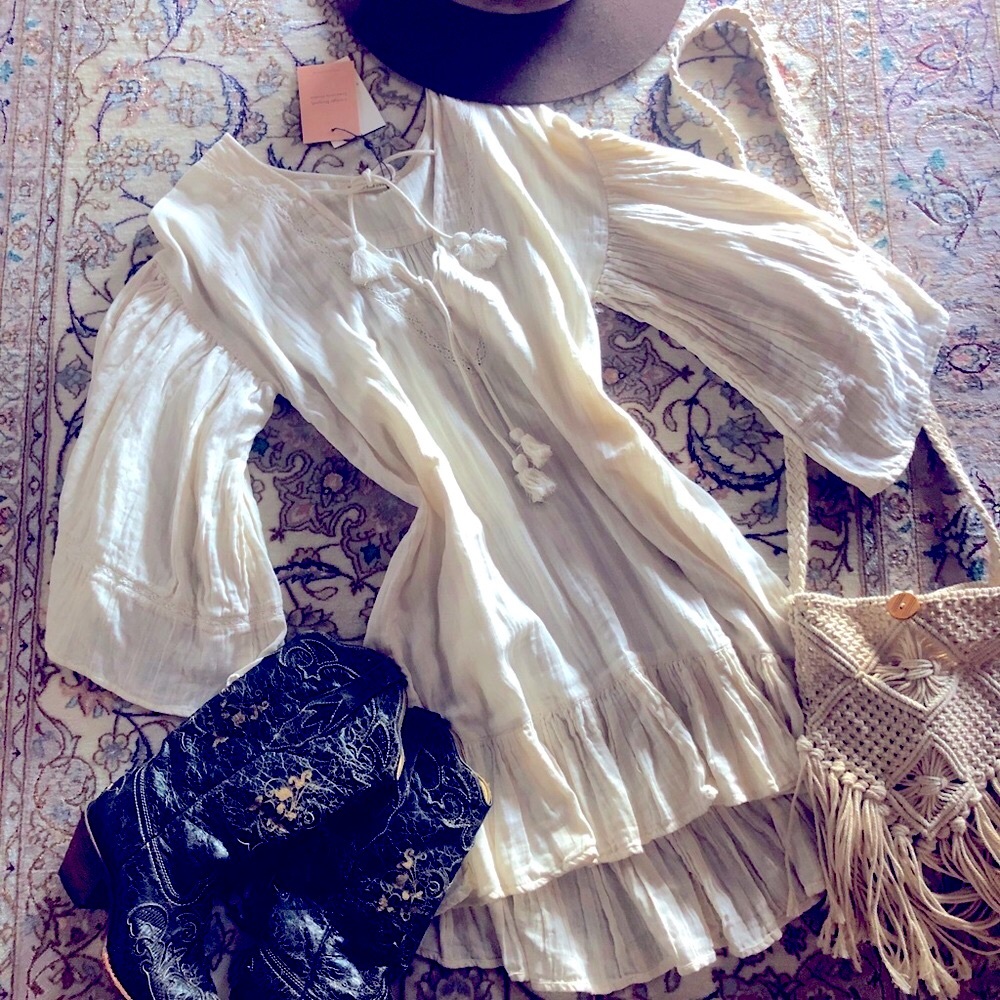 NWT Spell Botanical mini dress